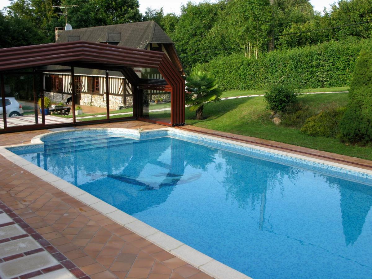 Maison Avec Piscine A Honfleur Genneville Exterior photo